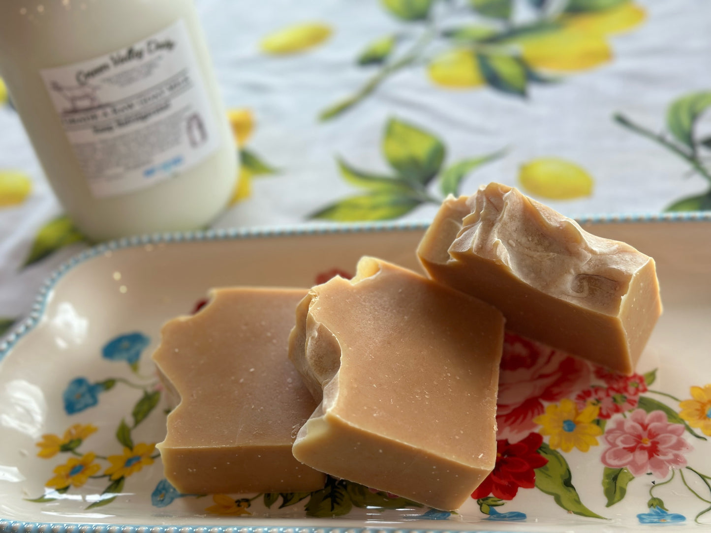 lemongrass Goat milk soap